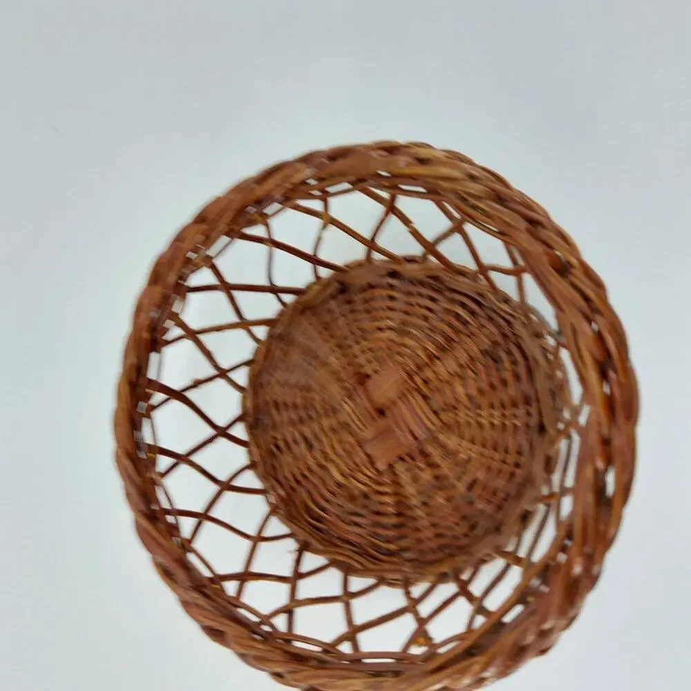 Extra Mini Weaved Basket Style Woven Wicker Small Basket 3.5